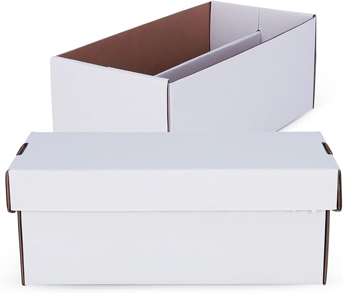 BCW 10ct Graded Shoe Box - Card Storage Holds 300 Toploaders & 100 Graded Cards by BCW
