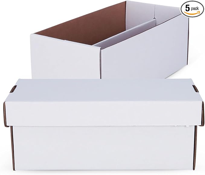 BCW 5ct Graded Shoe Box - Card Storage Holds 300 Toploaders & 100 Graded Cards by BCW