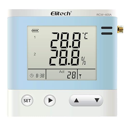 Elitech Temperature and Humidity Data Logger Recorder Wireless Built-in 3G, RCW-400A by Elitech