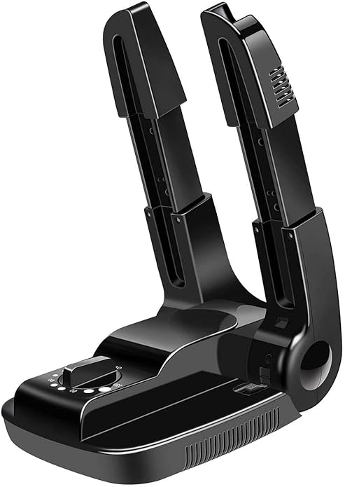 Portable Electric Shoe Glove Boot Dryer Warmer with Folding and Drying Rack by AIWOTOWOW
