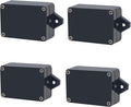 Project Box ABS Plastic Black Electrical Boxes IP65 Waterproof DIY Electronic Junction Box Power Enclosure with Fixed Ear 3.3x2.3x1.3inch (83x58x33 mm) by Otdorpatio