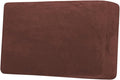 H.VERSAILTEX Velvet Stretch Individual Cushion Cover Plush Cushion Slipcover for Loveseat Sofa Furniture Protector Seat Cushion Sofa Cover (1 Piece Loveseat Cushion Cover, Burnt Brick) by HVERSAILTEX