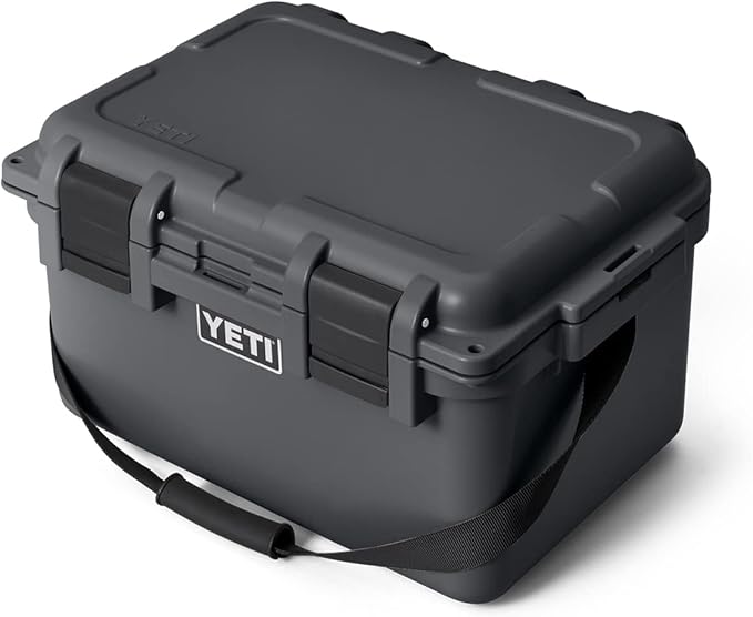 YETI LoadOut 30 GoBox Divided Waterproof Cargo Case, Dry Box, Camera Case, Fishing Tackle Box, Charcoal by YETI