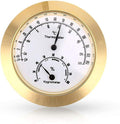 Hygrometer Thermometer Humidity Gauge Moisture Temp For Violin Guitar Instrument Case Etc Meter Tool gold by Unknown