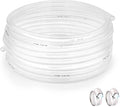 3/4’’ ID × 1’’ OD - 100 ft Clear Vinyl Tubing Flexible PVC Tubing,Lightweight Plastic Tube,Oil Resistant Hybrid Multipurpose Industrial Vinyl Hose by ProfessionalBrand