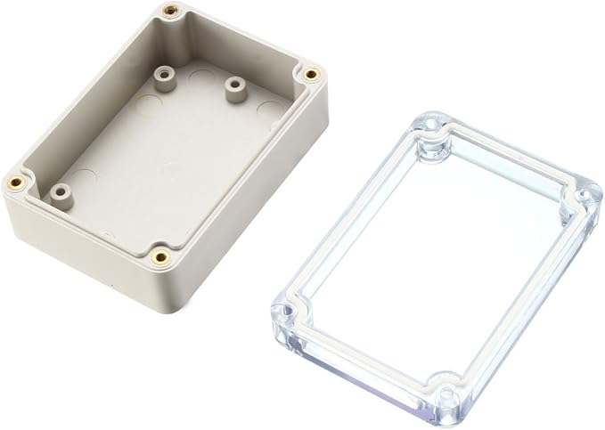 uxcell 83x58x33mm Electronic Waterproof IP65 Sealed ABS Plastic DIY Junction Box Enclosure Case Clear - Image 2