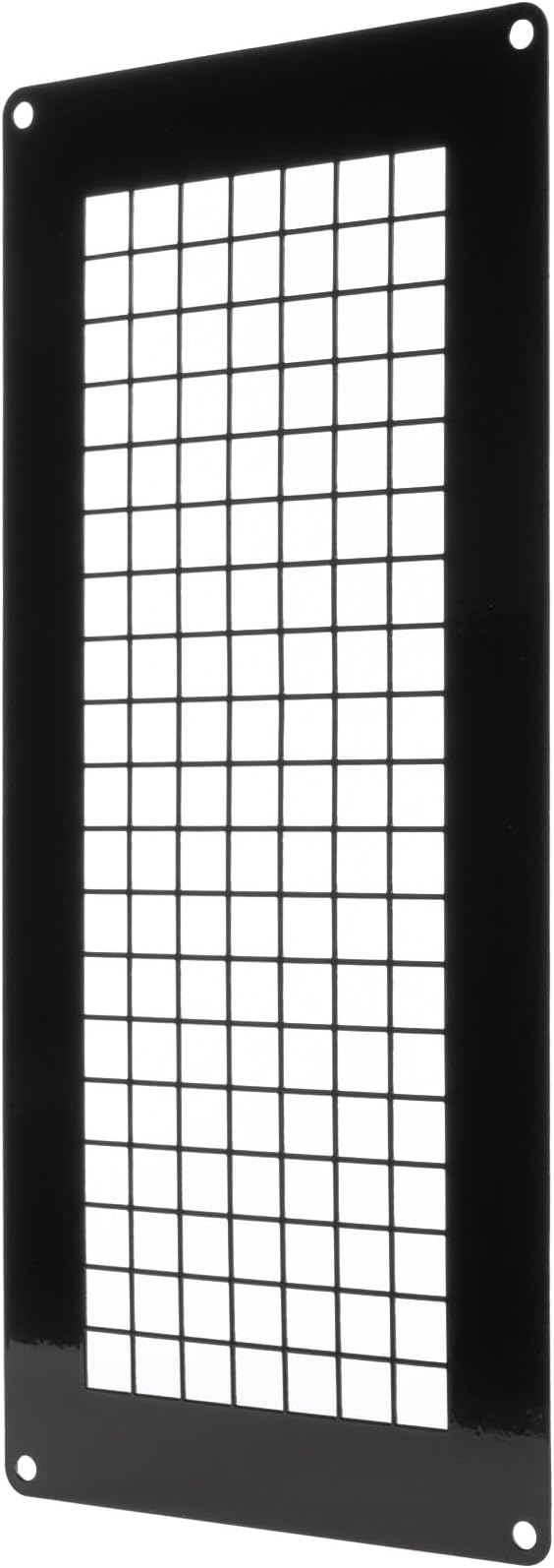 Repa Market 10" x 5" Inch Black Galvanized Steel Rectangular Crawl Space Vent Grid - Inlet Outlet Ventilation Guard - Universal Metal Air Supply Exhaust Protection Mesh - Durable Duct Grille - Image 6