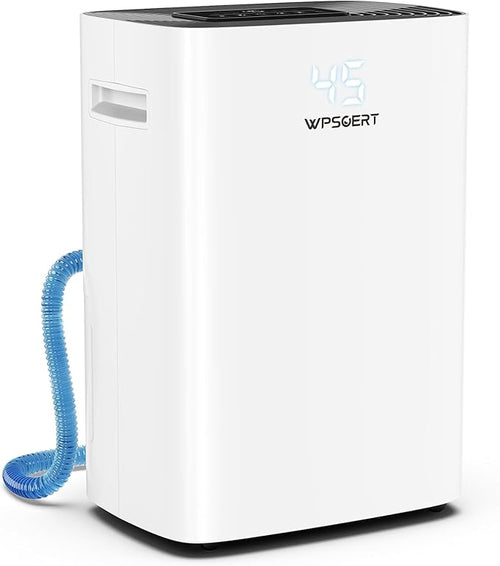 100 Pint Dehumidifier for Home and Basement, 6L Water Tank, 7000 Sq.Ft Coverage with Drain Hose, Smart Humidity Control, Auto Defrost, 24-Hour Timer, Child Lock by WPSOERT