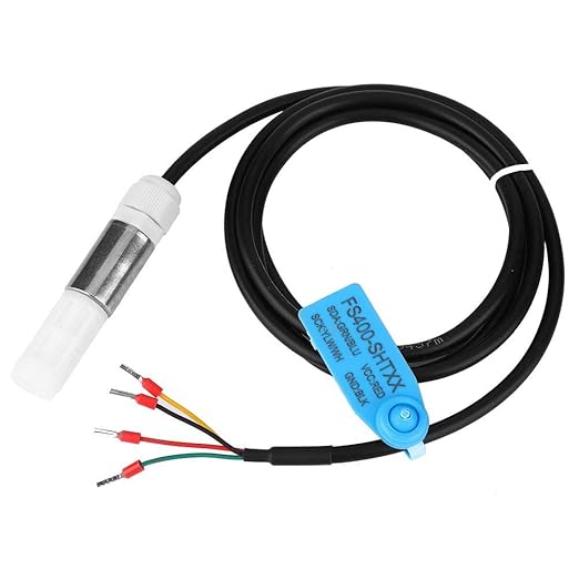 FS400-SHT30/31/35 Temperature Humidity Sensor,Dustproof Temperature Humidity Sensor Stainless Steel Plastic Housing I2C Output FS400-SHT3X(FS400-SHT30) - Image 7