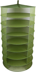 Grow1 Drying Rack 8 Layer Harvest Drying Net, 3ft Collapsible Mesh Dryer, Plant Hydroponics 1-Piece Dry Net, Green by DL+Wholesale