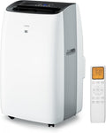 TURBRO Greenland 14,000 BTU Portable Air Conditioner and Heater, Dehumidifier and Fan, 4-in-1 Floor AC Unit for Rooms up to 600 Sq Ft, UV-C Light, Sleep Mode, Timer, Remote Included (10,000 BTU SACC) by TURBRO