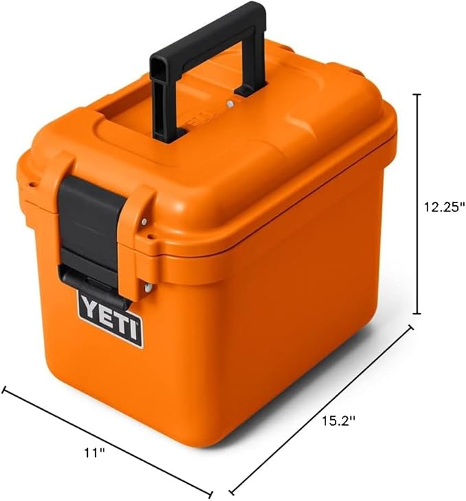 YETI LoadOut 15 GoBox Divided Waterproof Cargo Case, Dry Box, Camera Case, Fishing Tackle Box, King Crab - Image 8