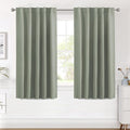 H.VERSAILTEX Blackout Curtains Thermal Insulated Window Treatment Panels Room Darkening Blackout Drapes for Living Room Back Tab/Rod Pocket Bedroom Draperies (2 Panels, Light Sage, 42 x 54 Inch) by HVERSAILTEX