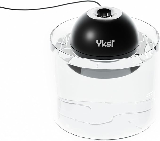 YKSI Mini Portable Humidifiers - Personal Desktop Humidifier for Travel Office Bedroom Plants with 8H Auto Shutoff, Easy to Fill and Clean, Quiet Cool Mist Humidifier with Storage Bag, Black by Yksi