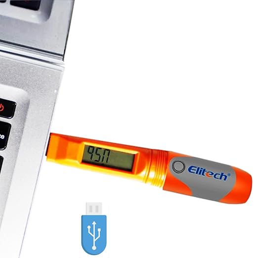 (Pack of 10) Area Mapping Multi Use Temperature & Humidity Data Logger (Range: -30℃ to 70℃) USB Plug & Play for Cold Chain, Pharmaceuticals, Fresh Food cabinets | Model: Elitech RC-51H - Image 6