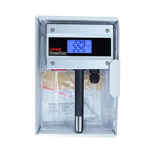Rotronic Temperature and Humidity Transmitter curometer Wall Mount with Display (Range: -20 to 50 °C & Humidity: 100% RH) for HVAC & BMS,Clean Rooms | Model: HYGROFLEX HF132(WB1XD1XX) - Image 5