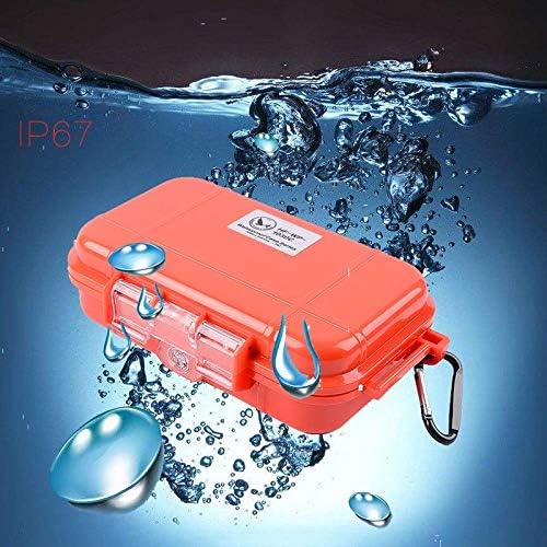 GOTOTOP 3Pcs Outdoor Survival Box, Container Storage Case Plastic Shockproof Boxes Survival Airtight Case 3 Assorted Colors 4.88'' x 2.93'' x 1.37'' - Image 4