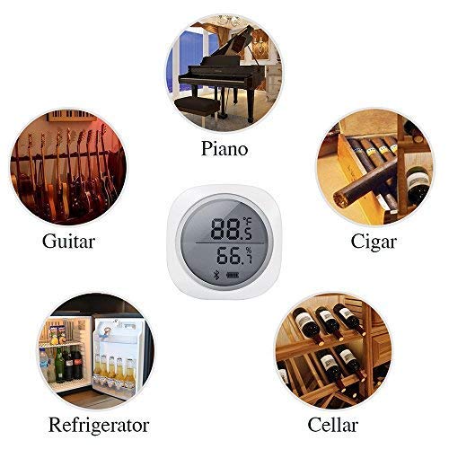 Inkbird IBS-TH1 Plus Wireless Bluetooth Temperature and Humidity Monitor Thermometer and Hygrometer Used for Brewing Meat Plant Cigar Storage (Battery not Included) - Image 5