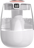 Cool Mist Humidifier, 1.5L Led Lights,Quiet Ultrasonic,Dual Nozzles,Easy to Fill & Clean,Smart Timer Mini Humidifier,Auto Shut-Off Air Humidifier for Plants Bedroom Nursery Office Home by Unknown
