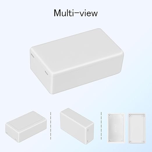 Project Box 8 Pieces Electrical Box Small Junction Box ABS Plastic Enclosure Power Electronic Case White 2.76" x 1.65" x 0.91"(70 x 42 x 23mm) - Image 6