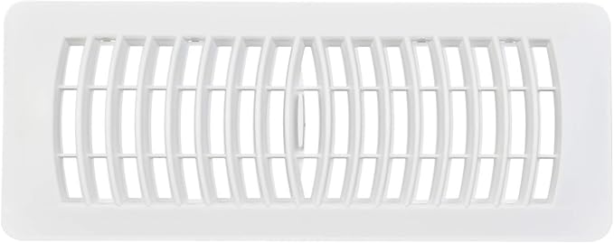 Imperial RG1458 Louvered Plastic Floor Register, 4 x12-Inch, White, 5-Pack - Image 5