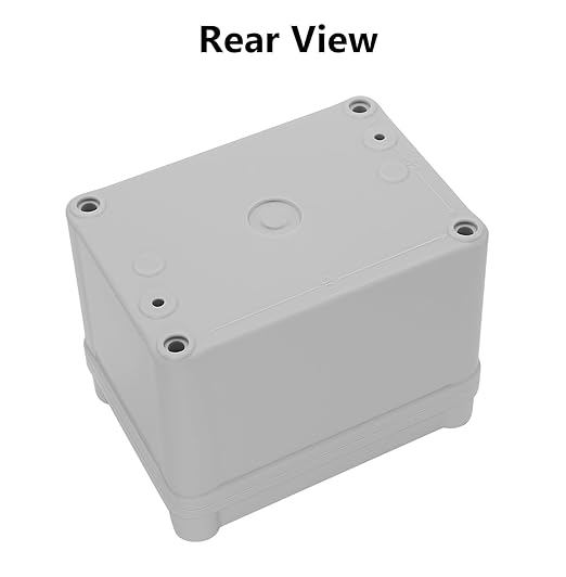 LeMotech Junction Box IP67 Waterproof Dustproof ABS Plastic Project Box for Electrical Outdoor Enclosure Gray 4.3 x 3.1 x 3.3 inch (110 x 80 x 85 mm) - Image 5