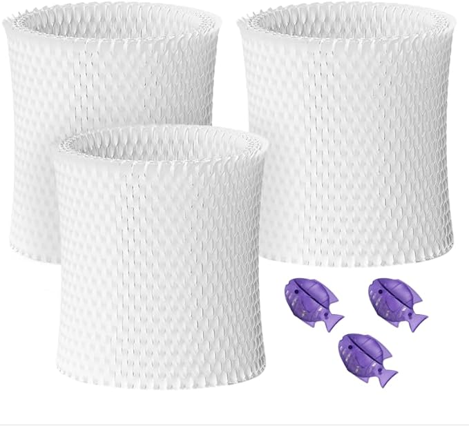 3 Pack Bedside Humidifier Filter Replacement Compatible with Canopy Bedside & Nursery Humidifiers Humidifier Wicking Replacement Filter Wood Pulp & Paper Replace Every 6 Weeks by Cleangela