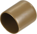 uxcell 20pcs Rubber End Caps 27mm(1 1/16") ID Vinyl PVC Round Tube Bolt Cap Cover Screw Thread Protectors Light Brown by uxcell