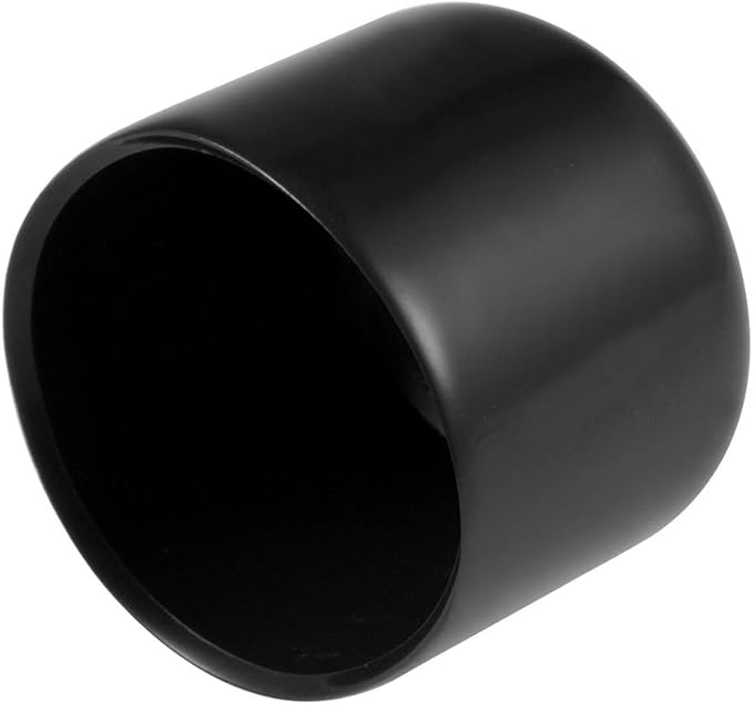 uxcell 20pcs Rubber End Caps 26mm ID Vinyl Round Tube Bolt Cap Cover Thread Protectors Black by uxcell