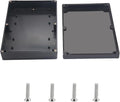 Outdoor Waterproof Junction Box IP67 Project Box ABS Black Electrical Boxes Electronic Enclsoure for DIY Project 10.4 x 7.2 x 2.4 inch (263x182x60mm) by Otdorpatio