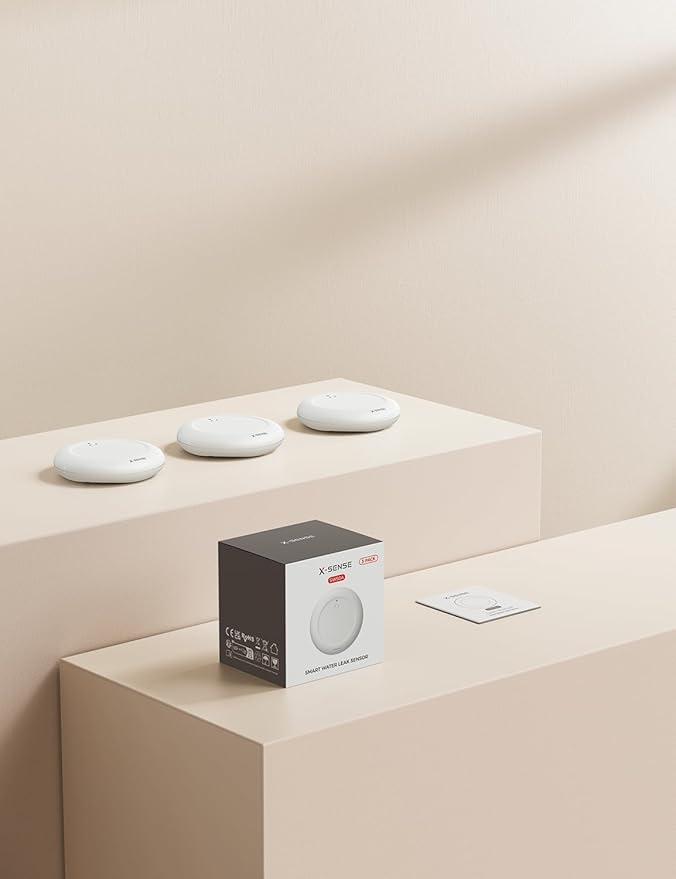 X-Sense Wi-Fi Water Leak Detector (SBS50 Base Station Required), 3 SWS0A Water Sensors - Image 9