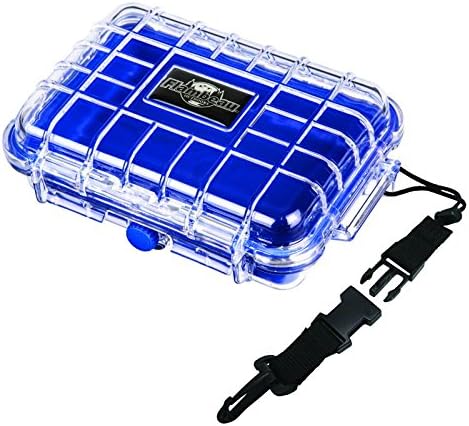 Flambeau Outdoors 302HD HD Tuff Box 300 with Zerust Anti-Corrosion Liner, Dry Box Storage, Small, Blue/Clear by FlambeauOutdoors