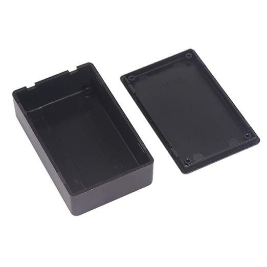 Zulkit 5Pcs Project Boxes ABS Plastic Electrical Project Case Power Junction Box Black 3.15 x 1.97 x 1.02 inch (80 x 50 x 26 mm) - Image 5
