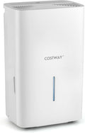 COSTWAY 150 Pints Dehumidifier with Pump, 7000 Sq.Ft Portable Home Dehumidifier for Basements with 2 Modes & 3 Fan Speeds, 2.4 Gallon Tank,16.4 FT Pump Drain Hose by COSTWAY