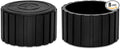 Flyshop 2", 50 mm, Patio Round Chair Leg Caps, Furniture Table Feet Covers Floor Protectors, Non-Marking Frosted Synthetic Rubber Legs Tips, 8 Pack, Black by Flyshop