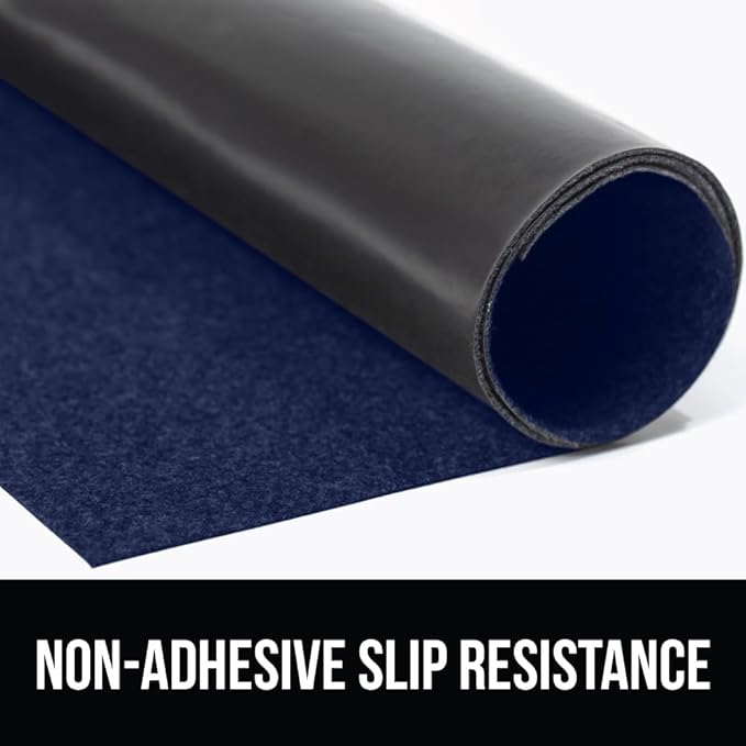 GORILLA GRIP LeakGuard Non-Adhesive Under Sink Mat for Kitchen Cabinet, 24x50, Waterproof Quick Dry Shelf Liner, Durable Absorbent Felt Mats for Bathroom Sinks, Cabinets, Dresser, Easy to Trim, Navy - Image 4