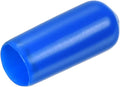 uxcell 20pcs Rubber End Caps 7mm ID Vinyl PVC Round Tube Bolt Cap Cover Screw Thread Protectors Blue by uxcell