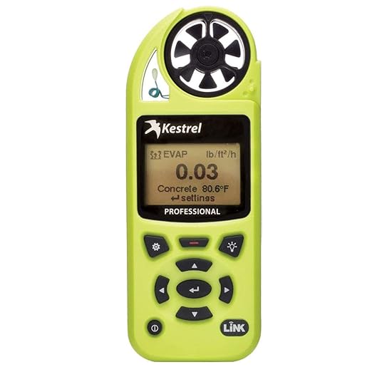 Kestrel 5200 Professional Environmental Meter with Link, HiViz Green by NKKestrel