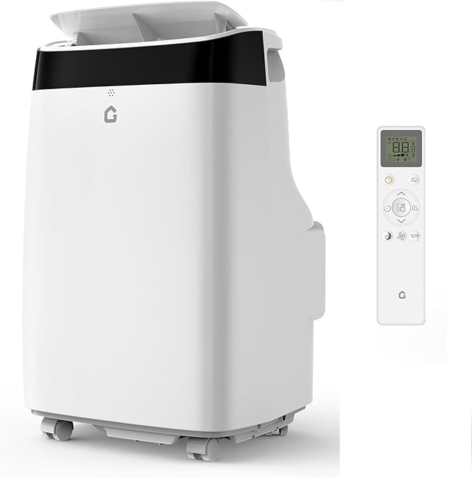 GAOMON 10,000 BTU Portable Air Conditioner for Bedroom & Small Rooms - 3-in-1 Energy-Efficient AC Unit with Remote Control, 24H Timer, Quiet Operation & Fast Cooling, Compact Design for Dorm/Office by GAOMON