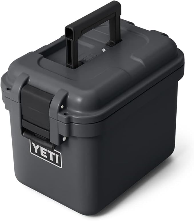 YETI LoadOut 15 GoBox Divided Waterproof Cargo Case, Dry Box, Camera Case, Fishing Tackle Box, Charcoal by YETI