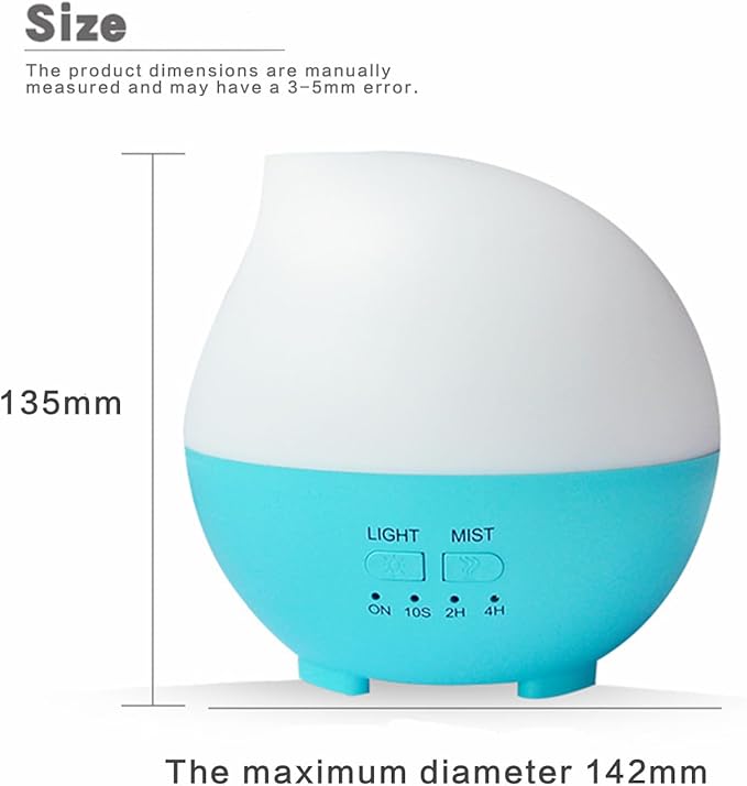 Ultra Quiet Humidifiers for Bedroom with Essential Oil mistified, Smart Cool Mist Air Humidifier for Baby, Nursery, Plants, Easy to Clean & Top Fill Ultrasonic Humidifier - Image 8