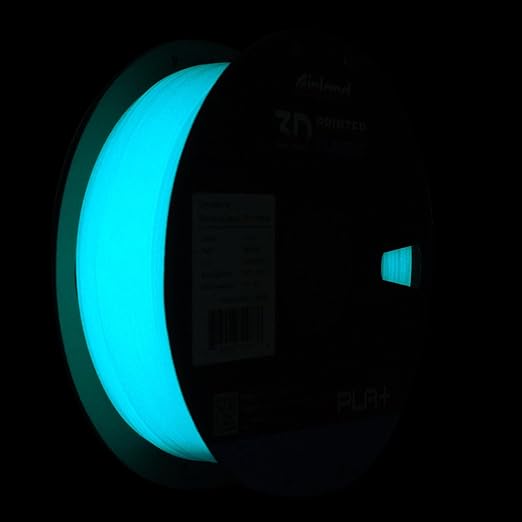INLAND Micro Center PLA+ 3D Printing Filament 1.75mm - PLA Pro Dimensional Accuracy +/- 0.03 mm - 1kg Cardboard Spool (2.2 lbs) (1 Pack Luminous Blue, 1.75mm) - Image 7