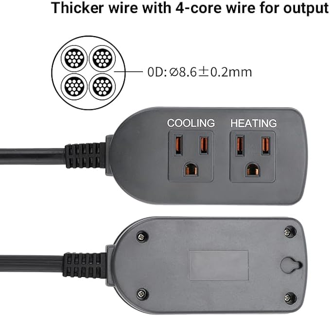 INKBIRD 2025 Updated WiFi Temperature Controller, Digital Thermostat with App Remote Control for Reptiles, Home Brewing, Fermentation, Breeding, Incubation and Greenhouse, Max 1100W (110V) - Image 2