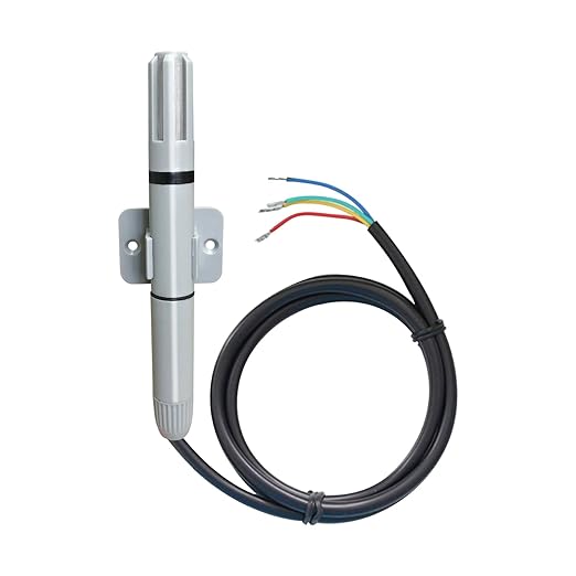 Tzone RS485 Temperature Sensor Modbus RTU Temperature and Humidity Transmitter,Industrial Temp Sensor Analog Humidity Monitor -40℃ to 125℃ High Accuracy for Heating and Cooling System,Farm,Greenhouse by Tzone