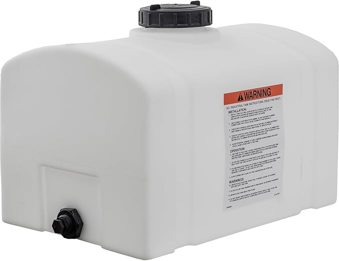 RomoTech 82123899 Polyethylene Domed Reservoir Water Tank, 26 gallon, Made In The USA Poly Tank For Water and Non-Flammable Liquids, Rust and Corrosion Proof by BuyersProductsCompany
