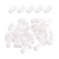 DMiotech 100 Pack 7.5mm ID White Screw Thread Protectors Rubber End Caps Bolt Covers for Screw Bolt Furniture Pipe by DMiotech