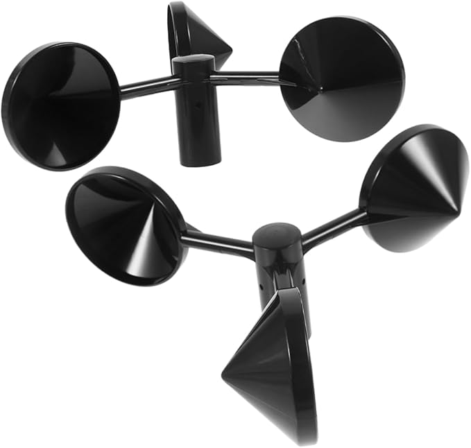 Sosoport 6pcs Wind Speed Monitoring Sensor Anemometer Cup for Outdoor Weather Observation - Image 2
