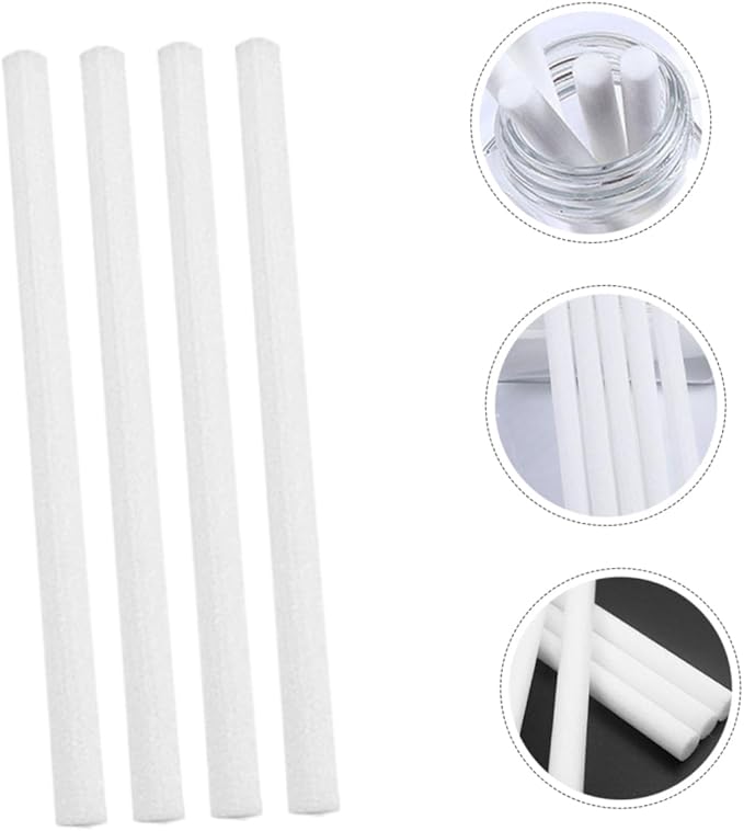 50pcs Fragrance Diffuser Sticks Humidifier Replacement Wands for Spa Meditation Room and Bathroom Use Portable Easy to Use Strong Water Absorption - Image 9