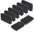 Zulkit 8Pcs Project Boxes ABS Plastic Electrical Project Case Power Junction Box Black 2.76 x 1.65 x 0.71 inch (70x42x18 mm) by Zulkit