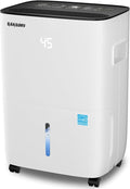 SAHAUHY 120 Pints ENERGY STAR Dehumidifier for Home Bedroom Garage Basement Stockroom and Large Room Spaces up to 6,200 Sq. Ft with Drain Hose and Water Tank by SAHAUHY